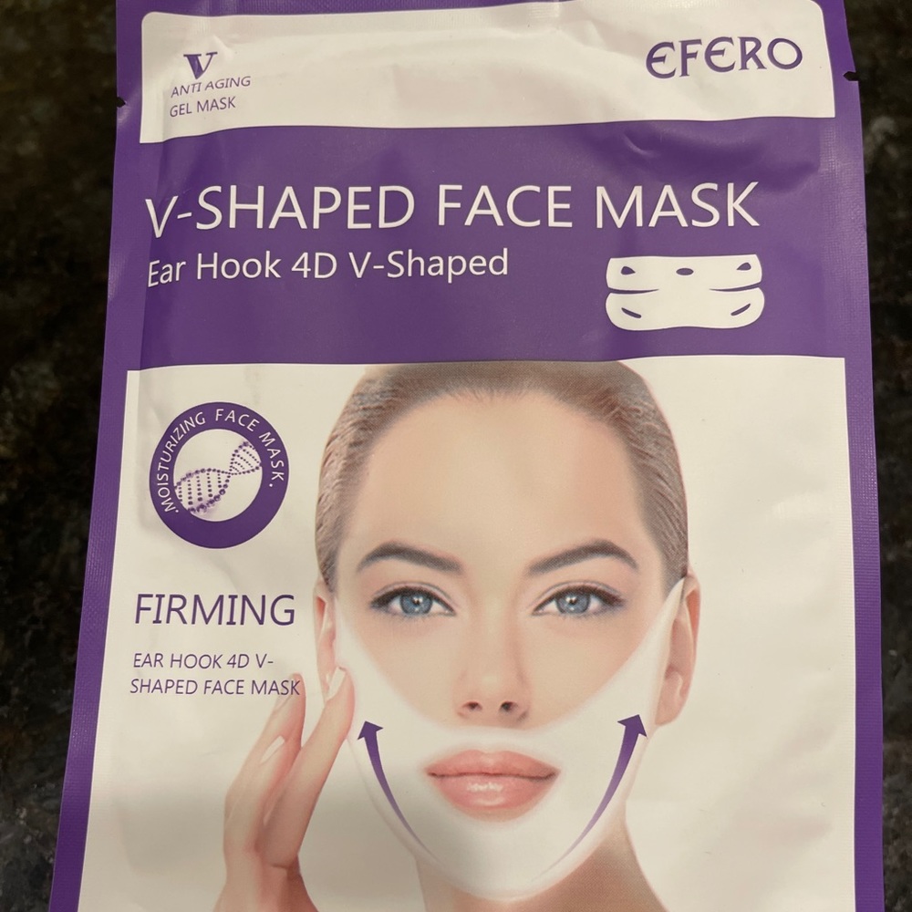 V-shaped face mask